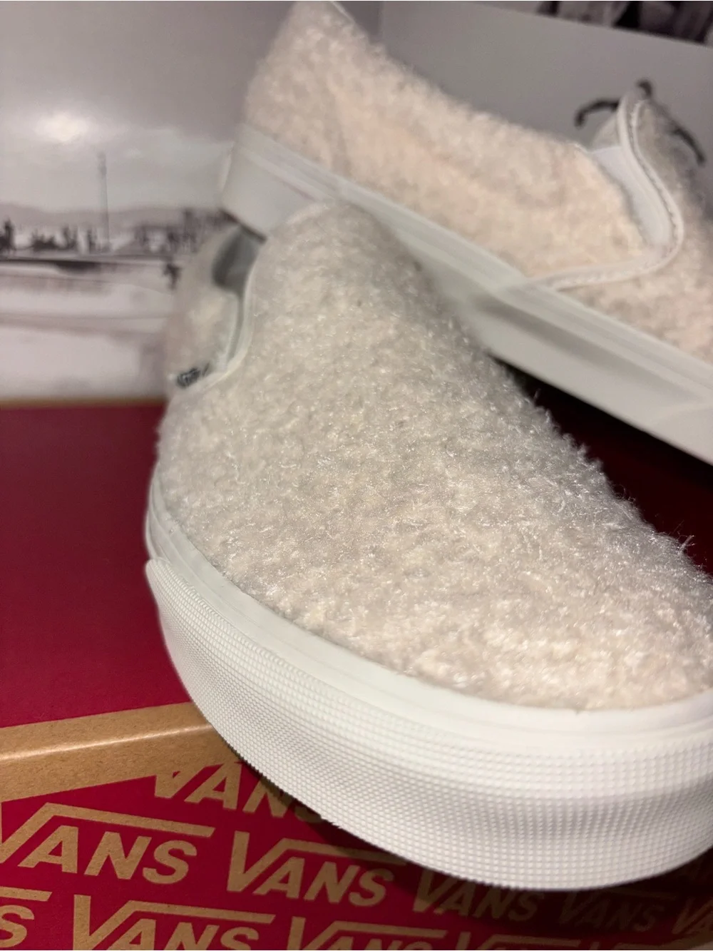 Vans Classic Slip On Sherpa Multiple Sizes